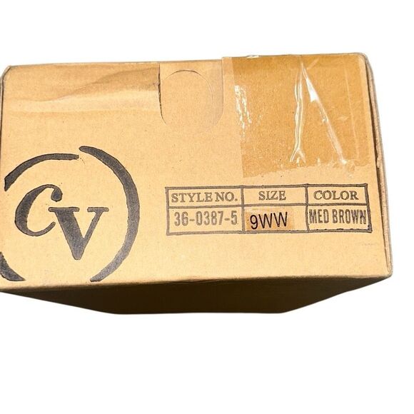 Comfortview Womens 9WW Slip On Loafers Flats Brown Tapestry Non Slip Soles New - Picture 4 of 5